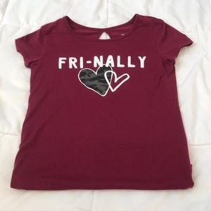 Shirt to wear on fridays! cute keyhole back